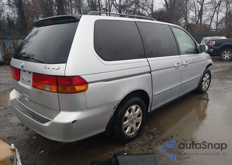 2002 Honda Odyssey Ex из США, поврежденный, VIN 5FNRL18642B036176